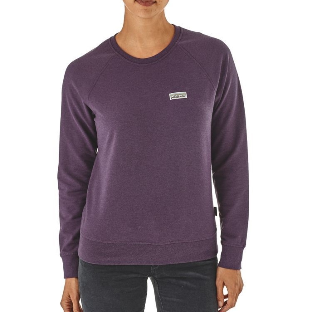 PATAGONIA PURPLE CREWNECK SWEATSHIRT